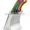 PP WITH COLOR PAINT HANDLE STAINLESS STEEL 6PCS KITCHEN KNIFE SET