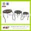 Garden furniture metal high quantity mosaic flower stand patio usuful metal mosaic flower stand