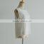 solid color mesh embroider cap sleeve short new models blouses