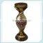Unique resin silver plated european candlestick