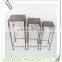 Set of 3 Decorative Garden Planter Round Plant Stand