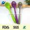 Colorful Food Grade Silicone Slotted Spoon for Noodle
