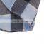 Cotton lattice lady tops formal shirts designs dress/female apparel suppliers