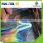 50micron holographic film for self adhesive, seamless rainbow holographic metalized film