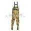 CHN-81205M high chest camo color fishing wander pants hunting and fishing suit boots