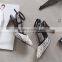 2015 high quality new design pretty shoes and handbags raw leather prices A1352