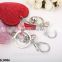 Women Jewelry Love heart pendant keychain leather key chain rhinestone colorful keyring gifts wholesale K0086