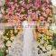 3ft x 6ft Finished Ombre Rose Flower Wall for Wedding