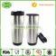 High quality stainless steel and plastic double wall travel mug/auto mug