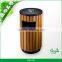 Recycling Round Synthetic Wood Litter Receptacle