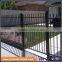 Hot sale Powder Coated black rod iron fence