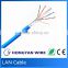 FTP cat6 cable with 23 AWG solid BC, LSZH jacket/cat6 full copper lan cable