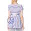 Custom 100% cotton jersey yarn dyed maternity clothing