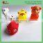 PVC animal with BB whistle bath toy capsule toy