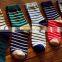 Vintage Striped Colors Socks, Men Socks,Sneaker Socks,Casual Socks,Cotton Socks,Boho Socks