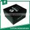 HIGH QUALITY BLACK SHOE PACKING BOX FOLDING CARDBOARD BOXES