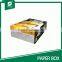 Unfoldable printed corrugated paper box for wholesale