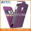 Set Screen Protector Stylus And Case For Samsung Galaxy Ace Plus S7500 , Purple Leather Wallet Smartphone Cover