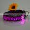 2016 A-bomb factory price Leopard print pet collar led/pet collar led
