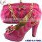 CSB5114 Newest design 2016 top fashion woman hot selling shoes with matching bags factory price shoes whole sale price
