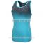 Fashion Style T-Shirts For Women Gradient Color Yoga TankTop Female Sports Crop tank top