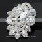 Marquise bridal elegant bulk crystal rhinestone flower brooch/handmade rhinestone brooch