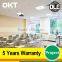 cUL UL DLC listed 0-10v dimmable 600x600 led troffer 2x2 retrofit 40w 52w
