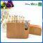 promotional design mini kids color pencil set wood condiment box with sharpener