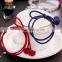 Korean Version High Elastic Handmade Cherry Knotted Hair Ring Tousheng Rubber Band Hair Accessories Hair Rope Accessories