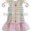 new design summer teen girls floral ruffle matching boutique clothing set