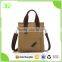 Multicolour Canvas Adjustable Strap Document Bag with Tote Handle