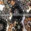 china wholesale flock velvet with printed and shiny flock metallic