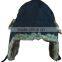 nylon & fake fur warm hat earflap hat