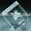 Square Crystal Wedding Anniversary Gifts With 3d inner laser