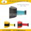 China manufacturer plastic 3m wall mounted webbing belt barrier retractable belt barrier for wall