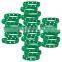 109 Piece Mega St Patrick's Day Toy Novelty Assortment; 12 Shamrock Necklaces, 24 Rubber Shamrock Bracelets