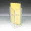 Customed Bank Style Multi Pocket acrylic universal stand holder/display