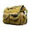 2016 sLarge Classic Canvas Messenger Bag Shoulder Bag with Leather Trim for Men