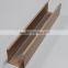 50MM Height Water proof Wood Grain Aluminum Metal Screen Linear Ceiling U Channel Screen Ceiling