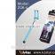 KJstar Z06-4 Volume Key Cable Selfie Stick with foldable designed smart phone clip