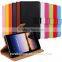 book style real cow leather mobile phone case for HUAWEI Ascend P7