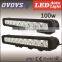 2014 auto pars 100w auto led light flood/spot/combo beam off road led light bar 12v