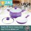 Colorful aluminium korean ceramic pot with lid