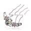NEW Fashion Butterfly Crystal Rhinestone bride Hair Comb Clip 5 Color