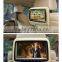 Factory price car headrest DVD monitor without pillow, 9 inch screen car monitor