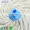 cotton/microfiber mop head with plastic socket