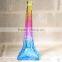 Effiel Tower Holiday Gift Iron Blown Glass Vase Flower Vase Table Decoration