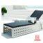 Luxury synthetic rattan outdoor lounge plastic beach sunbeds Sun Lounger