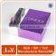 creative luxury design cosmetic box packaging silver logo stamping