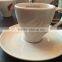 creative fashion household pure white new china bone porcelain gift coffee mug saucer and kettle 2 in 1 set